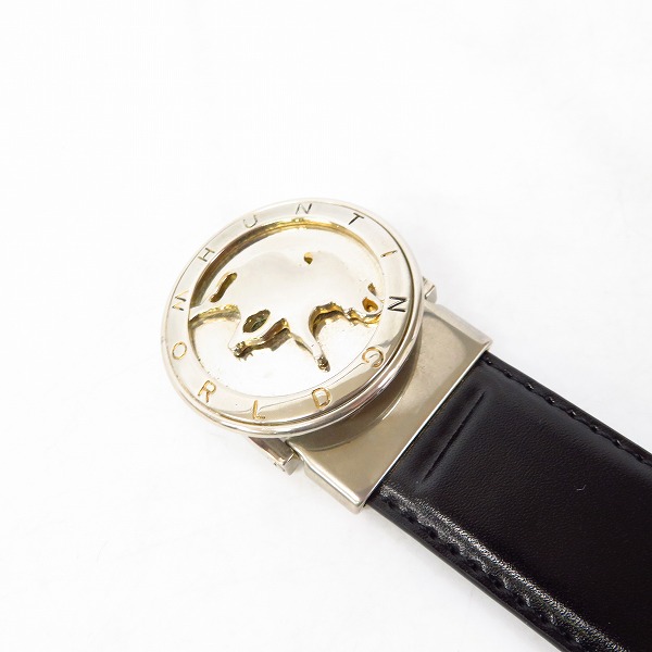 実際に弊社で買取させて頂いたHUNTING WORLD/ハンティングワールド レザー 革 ベルトの画像 1枚目