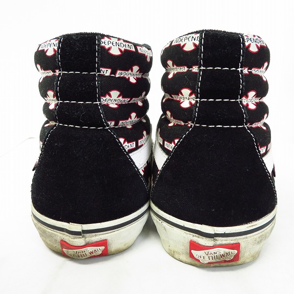 実際に弊社で買取させて頂いたVANS/バンズ INDEPENDENT/インデペンデント SK8 HI スケートハイ ハイトップ VN-OVHGAZ3/27.0の画像 1枚目