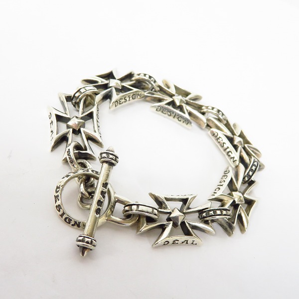実際に弊社で買取させて頂いたDEAL DESIGN/ディールデザイン クロスガードブレスレット