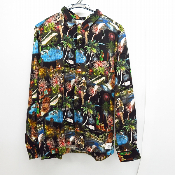 実際に弊社で買取させて頂いたTHE CRIMIE/クライミー アロハシャツ バニーガール 長袖 L