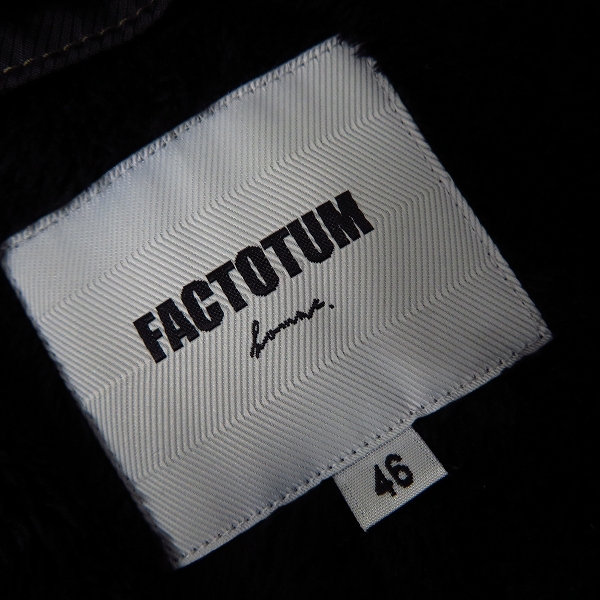 実際に弊社で買取させて頂いたFACTOTUM/ファクトタム ライナー付きステンカラーコート/46の画像 3枚目