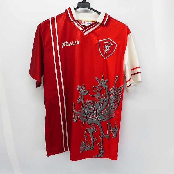 実際に弊社で買取させて頂いたGALEX/ギャレックス ペルージャ・カルチョ 98/99 ホーム 半袖ユニフォーム #7 中田 英寿/Lの画像 0枚目