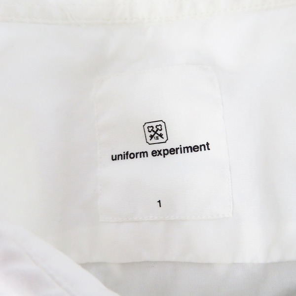 実際に弊社で買取させて頂いたuniform experiment/ユニフォームエクスペリメント 19SS GRAFFITI REGULAR COLLAR SHIRT UE-190008/1の画像 2枚目