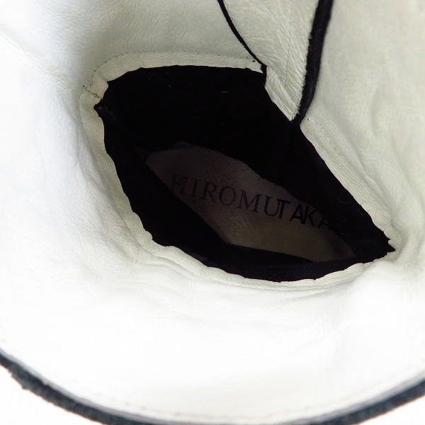 実際に弊社で買取させて頂いたHIROMU TAKAHARA/ヒロムタカハラ スカル/スタッズ ブーツ 41の画像 4枚目