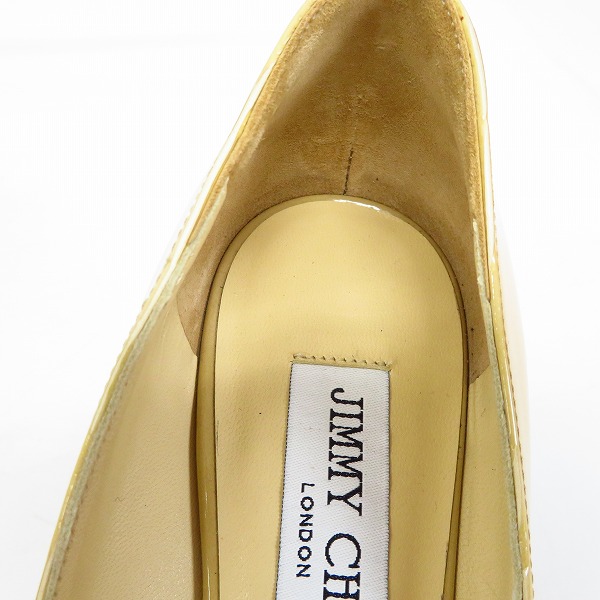 実際に弊社で買取させて頂いたJIMMY CHOO/ジミーチュウ ピンヒール エナメル 35.5の画像 4枚目