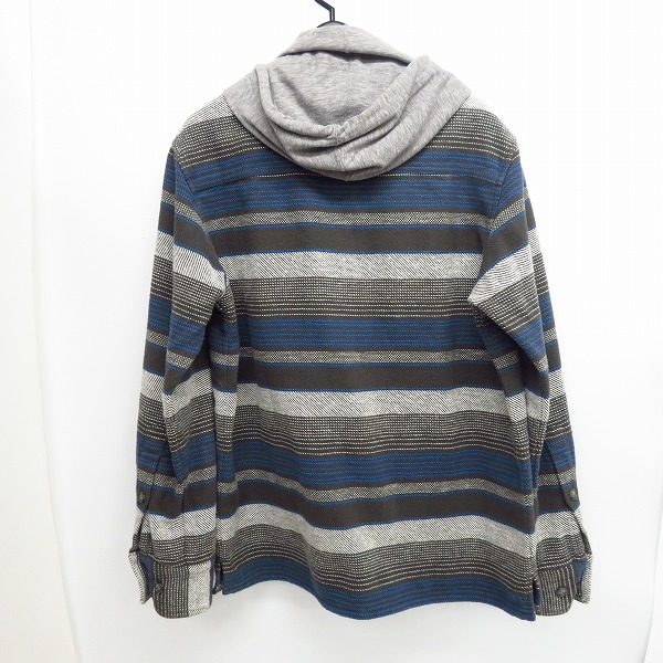 実際に弊社で買取させて頂いたDESCENDANT/ディセンダント 16AW フード シャツパーカー 162ds-shm04/1の画像 1枚目