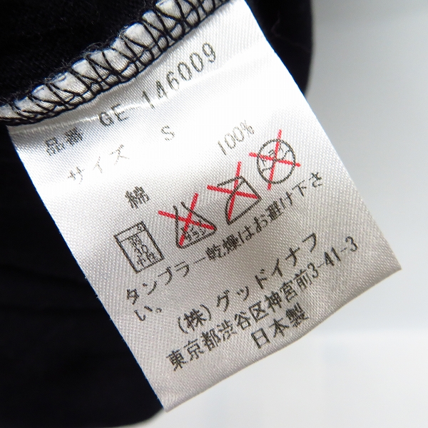 実際に弊社で買取させて頂いたGOOD ENOUGH/グッドイナフ ロゴ刺繍Tシャツ/Sの画像 3枚目