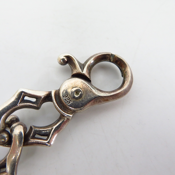 実際に弊社で買取させて頂いたDEALDESIGN/ディールデザイン エフソリッドブレスレット SV925の画像 3枚目