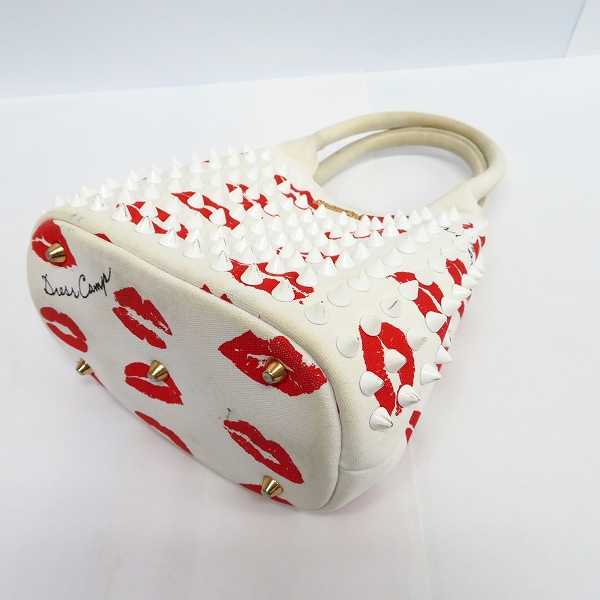 実際に弊社で買取させて頂いたdress camp/ドレスキャンプ リップ×スタッズ ハンドバッグの画像 2枚目