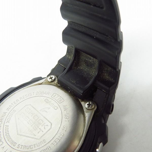 実際に弊社で買取させて頂いたG-SHOCK/ジーショック デジアナ ベーシック AW-591-2AJFの画像 5枚目