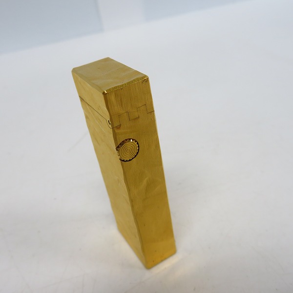 実際に弊社で買取させて頂いたdunhill/ダンヒル ロゴ入り ローラガスライター ゴールドの画像 2枚目