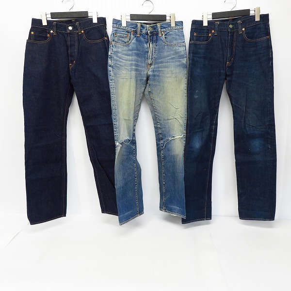 実際に弊社で買取させて頂いたBLUE BLUE/ブルーブルー デニムパンツ 2/29/30 7点セットの画像 2枚目