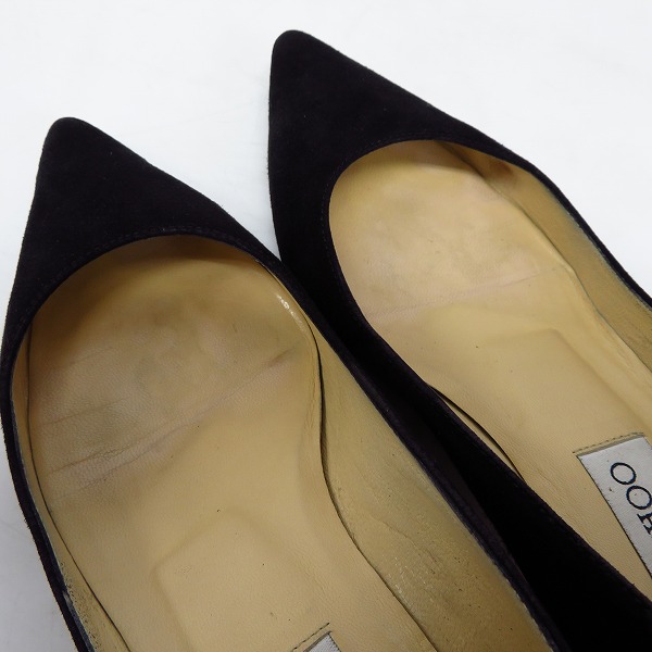 実際に弊社で買取させて頂いたJIMMY CHOO/ジミーチュウ スウェード調 パンプス　35.5の画像 7枚目