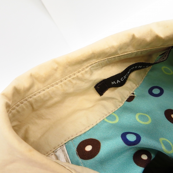 実際に弊社で買取させて頂いたMACKINTOSH/マッキントッシュ トレンチコート/Mの画像 5枚目