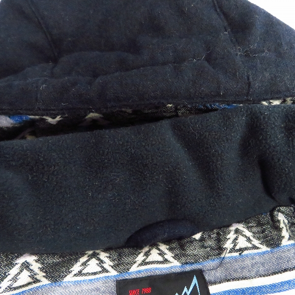 実際に弊社で買取させて頂いたciaopanic/チャオパニック フード付中綿ジャケット ネイビー Mの画像 5枚目
