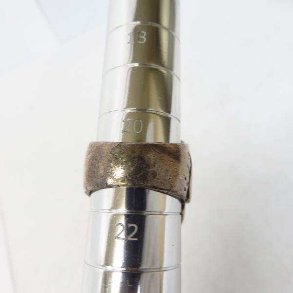 実際に弊社で買取させて頂いたCRAZY PIG/クレイジーピッグ フレイムドスカルリング 21号の画像 8枚目