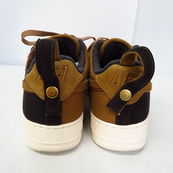実際に弊社で買取させて頂いたNIKE×CARHARTT/ナイキ×カーハート AIR FORCE 1/エアフォース1 07 PRMWIP AV4113-200/27.5 の画像 1枚目