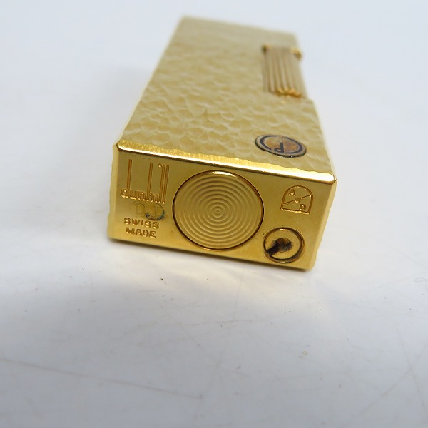 実際に弊社で買取させて頂いたdunhill/ダンヒル Rollagas/ローラ ハンマートーン ガスライター ゴールドの画像 6枚目