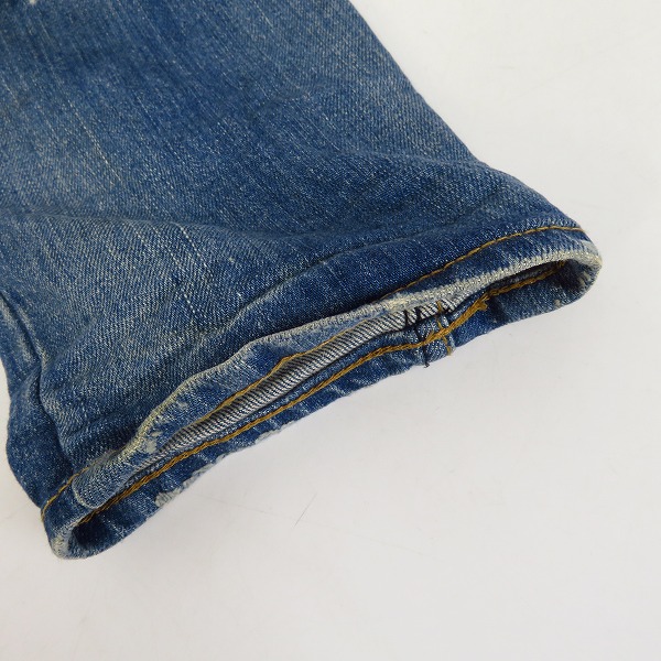 実際に弊社で買取させて頂いたLOUNGE LIZARD/ラウンジリザード ダメージ加工 スリム デニムパンツ/2の画像 9枚目