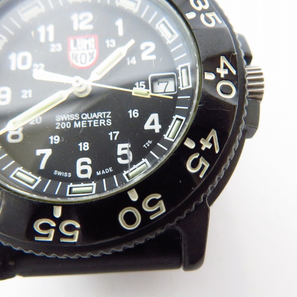 実際に弊社で買取させて頂いたLuminox/ルミノックス NAVY SEALS/ネイビーシールズ 3000/3900【動作未確認】の画像 7枚目