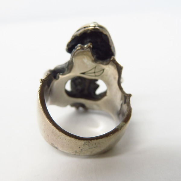 実際に弊社で買取させて頂いたCRAZY PIG/クレイジーピッグ スケルトンフロッグ リング 15.5号の画像 3枚目