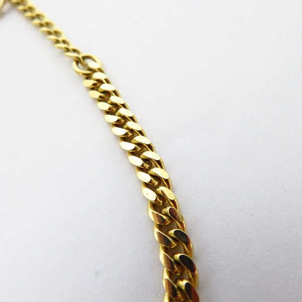 実際に弊社で買取させて頂いたChristian Dior/クリスチャンディオール オールド ゴールドネックレスの画像 5枚目