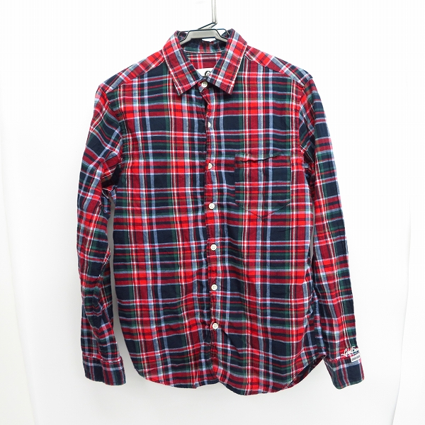 実際に弊社で買取させて頂いたGOOD ENOUGH/グッドイナフ チェックシャツ レッド/S