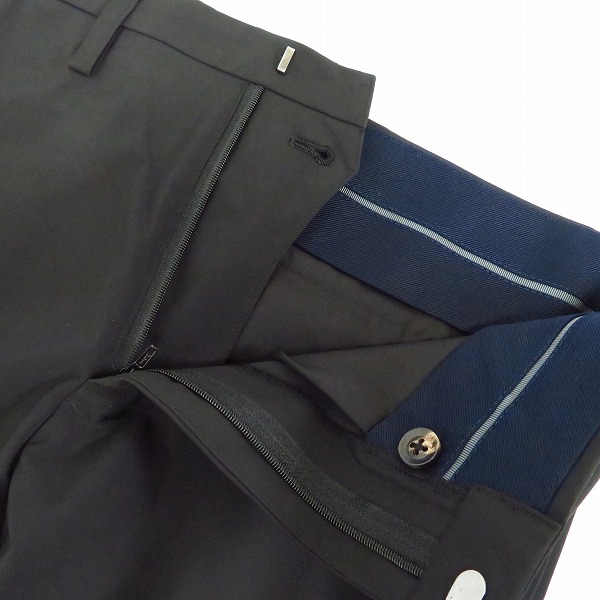 実際に弊社で買取させて頂いたjunhashimoto/ジュンハシモト テーパードスラックスパンツ ブラック 3の画像 2枚目