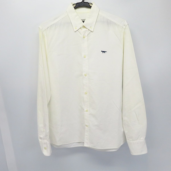 実際に弊社で買取させて頂いたMAISON KITSUNE/メゾンキツネ ボタンダウウン 長袖シャツ/39