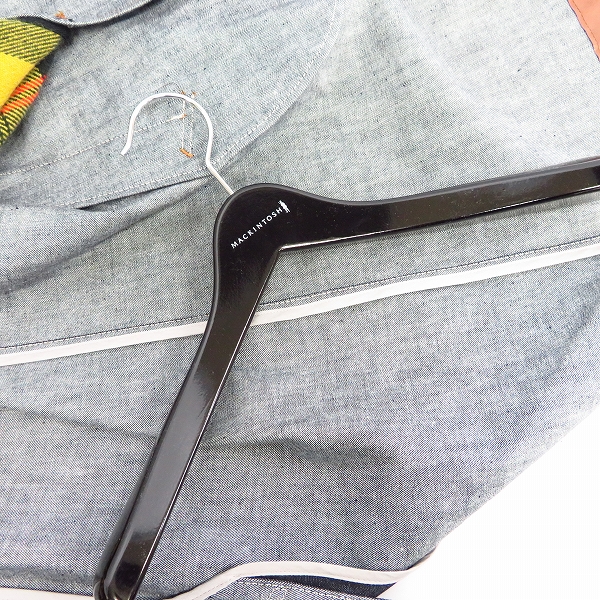 実際に弊社で買取させて頂いたMACKINTOSH/マッキントッシュ 19SS デニム フーデッドコート/N401/40の画像 7枚目