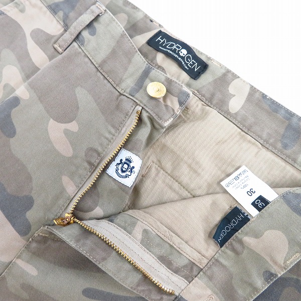 実際に弊社で買取させて頂いたHYDROGEN/ハイドロゲン カモフラ/迷彩柄 コットンハーフパンツ Size：30の画像 2枚目