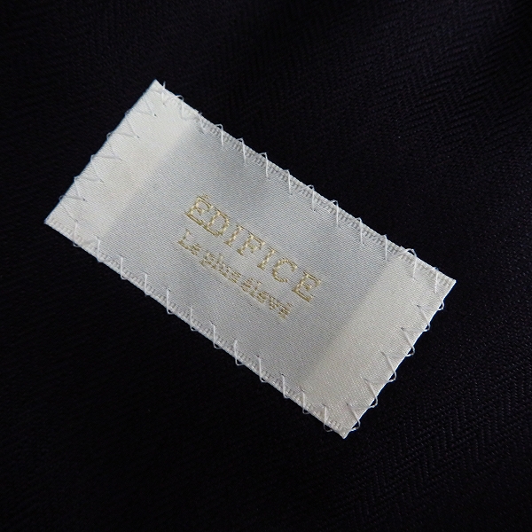 実際に弊社で買取させて頂いたEDIFICE/エディフィス ウール 2B テーラードジャケット/42の画像 2枚目