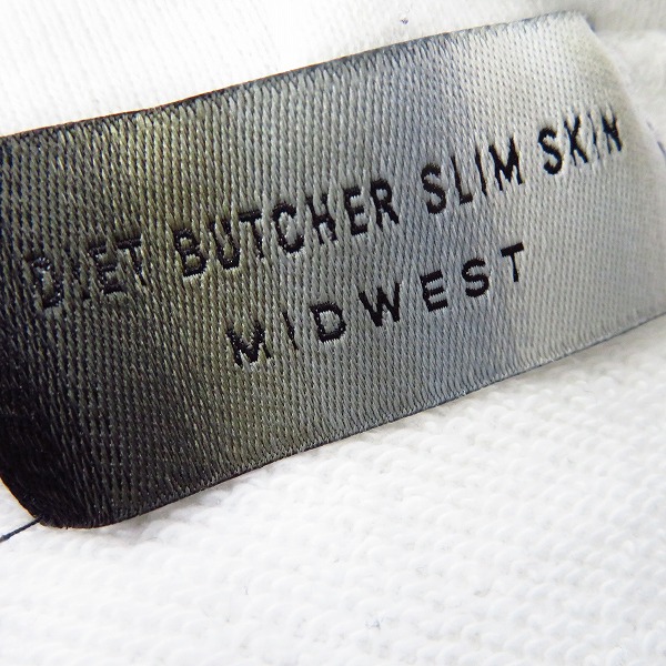 実際に弊社で買取させて頂いたDIET BUTCHER SLIM SKIN MIDWEST/ダイエットブッチャースリムスキン ミッドウエスト 総柄プリントプルオーバーパーカーの画像 2枚目