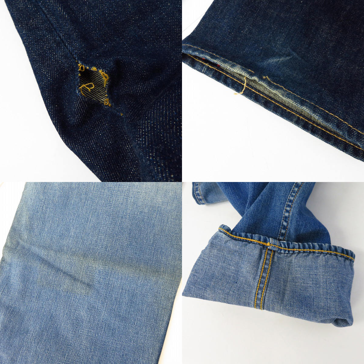 実際に弊社で買取させて頂いたBLUE BLUE/ブルーブルー デニムパンツ 2/29/30 7点セットの画像 5枚目