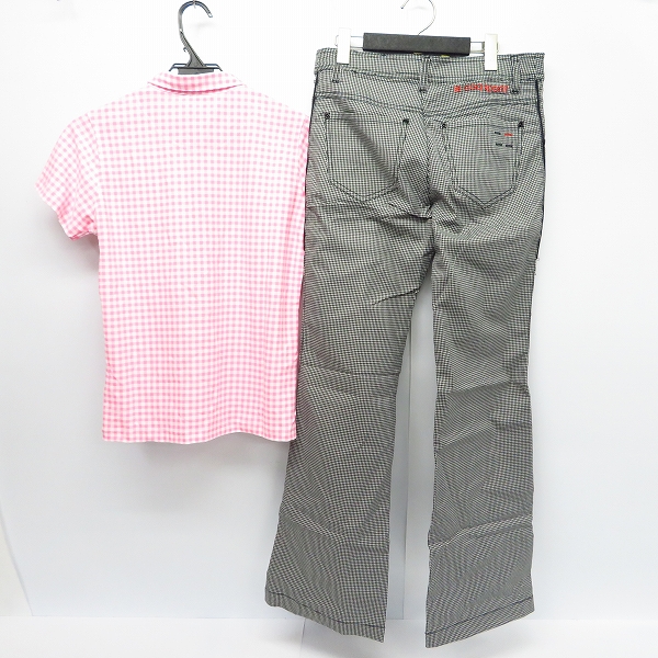 実際に弊社で買取させて頂いた【未使用】le coq sportif/ルコック 半袖ポロシャツ L/スリムフィットパンツ サイズ11/2点セットの画像 1枚目