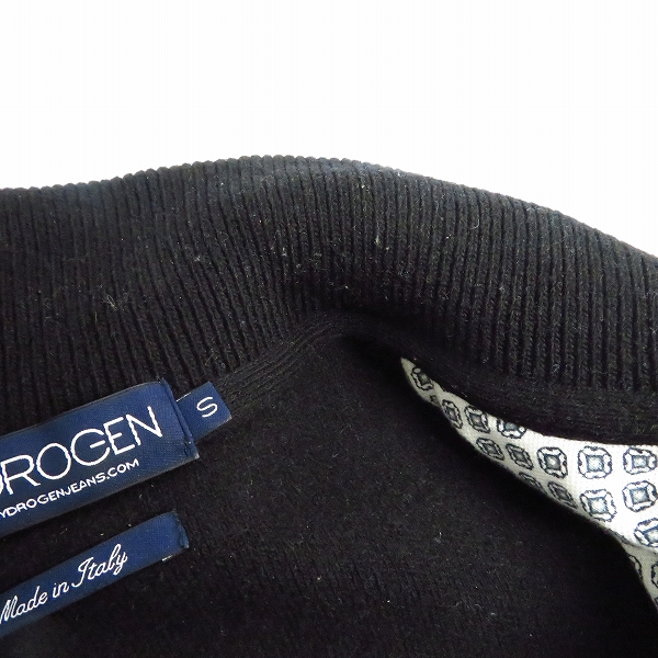 実際に弊社で買取させて頂いたHYDROGEN/ハイドロゲン H2J刺繍 ウール リブジャケット/Sの画像 4枚目