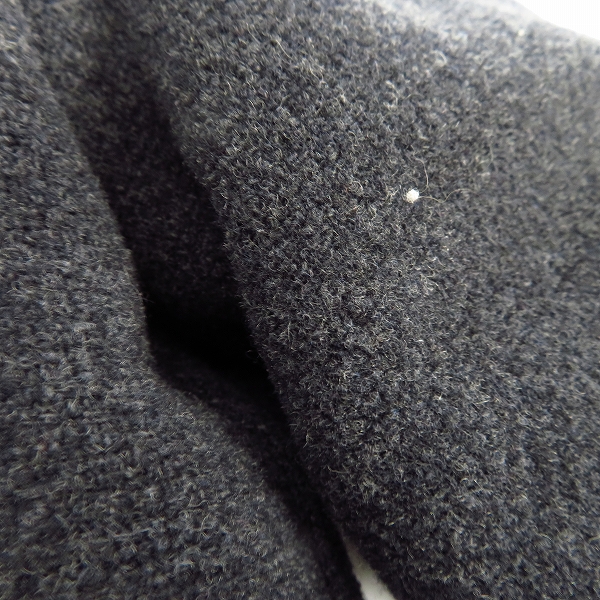 実際に弊社で買取させて頂いたGIORGIO ARMANI/ジョルジオ・アルマーニ メルトン ウールロングコート/48の画像 5枚目