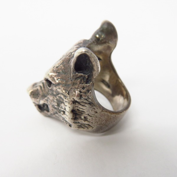 実際に弊社で買取させて頂いたCRAZY PIG/クレイジーピッグ WOLF RING/ウルフリング 12.5号の画像 2枚目