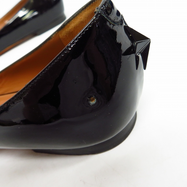 実際に弊社で買取させて頂いたGIVENCHY/ジバンシー エナメル パンプス スタッズ/39の画像 6枚目
