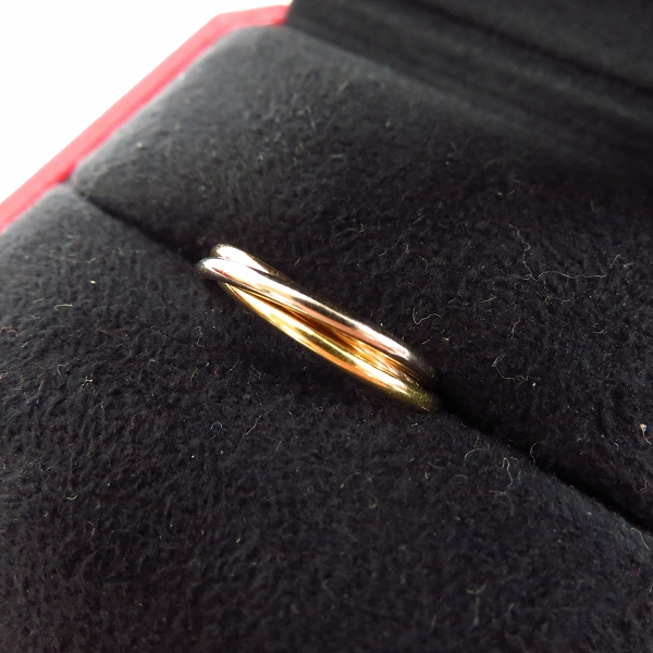 実際に弊社で買取させて頂いた【証明書付き】Cartier/カルティエ トリニティリング K18 7号