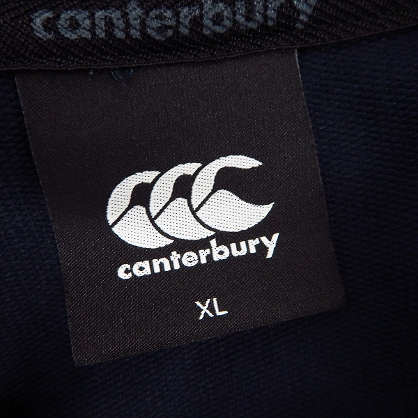 実際に弊社で買取させて頂いた【未使用】CANTERBURY/カンタベリー ロゴプリント プルオーバーパーカー/XLの画像 2枚目