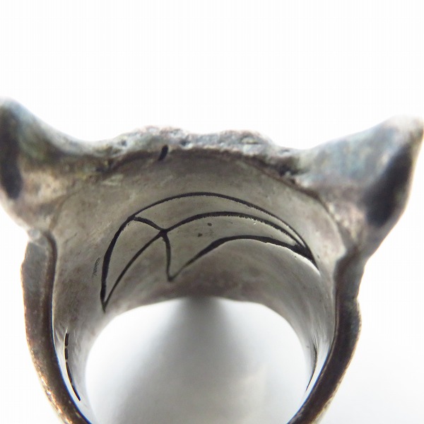 実際に弊社で買取させて頂いたCRAZY PIG/クレイジーピッグ WOLF RING/ウルフリング 12.5号の画像 5枚目