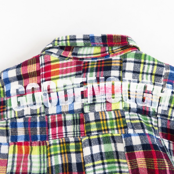 実際に弊社で買取させて頂いたGOODENOUGH/グッドイナフ チェック柄 ワークシャツ/1の画像 6枚目
