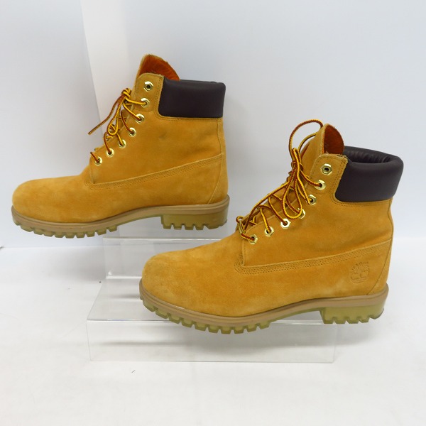 実際に弊社で買取させて頂いたTimberland/ティンバーランド 6インチ プレミアムブーツ A1H6M/US9 1/2の画像 3枚目