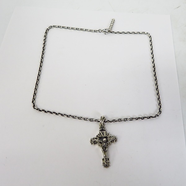 実際に弊社で買取させて頂いたDEAL DESIGN/ディールデザイン 12周年限定 クロックリバイブ スカル ペンダント/チェーン付きの画像 7枚目