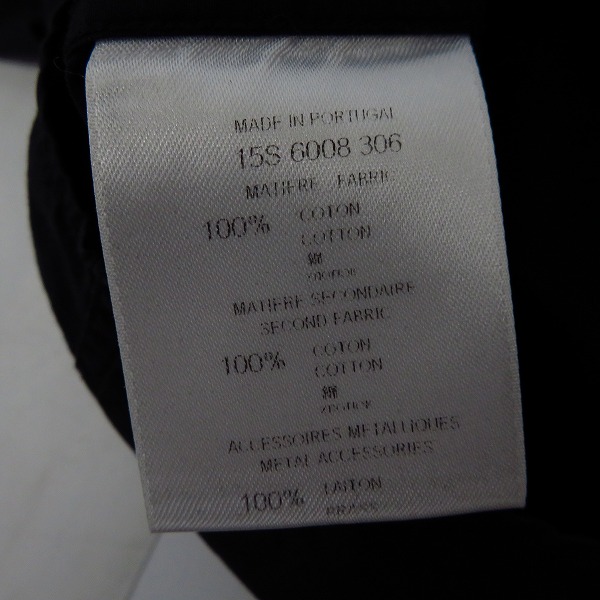 実際に弊社で買取させて頂いたGIVENCHY/ジバンシー 襟スター 切り替え シャツ　15S 6008 306/37の画像 6枚目