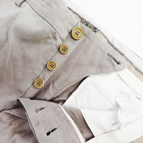 実際に弊社で買取させて頂いたHELMUT LANG/ヘルムートラング コットンチノパンツ 54の画像 2枚目