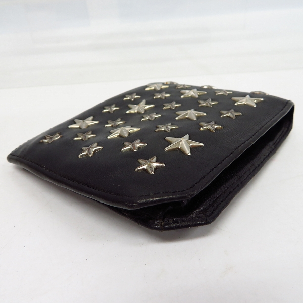 実際に弊社で買取させて頂いたJIMMY CHOO/ジミーチュウ スタースタッズウォレット/二つ折り財布 の画像 2枚目