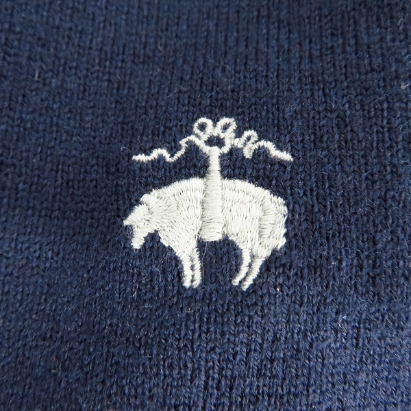 実際に弊社で買取させて頂いたBROOKS BROTHERS/ブルックスブラザーズ 346 ウール Vネックニット/Lの画像 4枚目