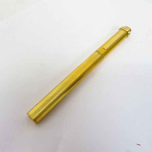 実際に弊社で買取させて頂いたCartier/カルティエ カートリッジ式  金色ボールペン ケース付